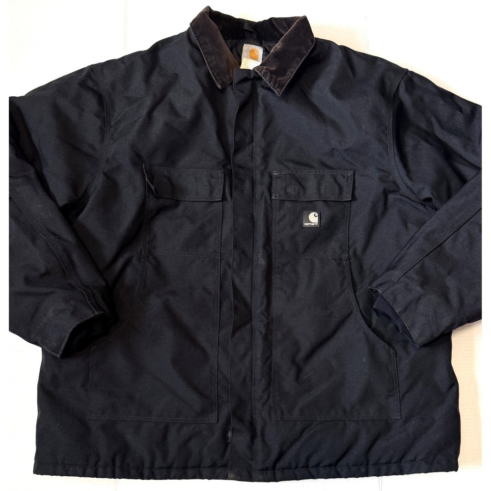 CARHARTT C55 BLK -Men Discontinued Arctic Quilt Lined Insulated Jacket -3XL Tall
